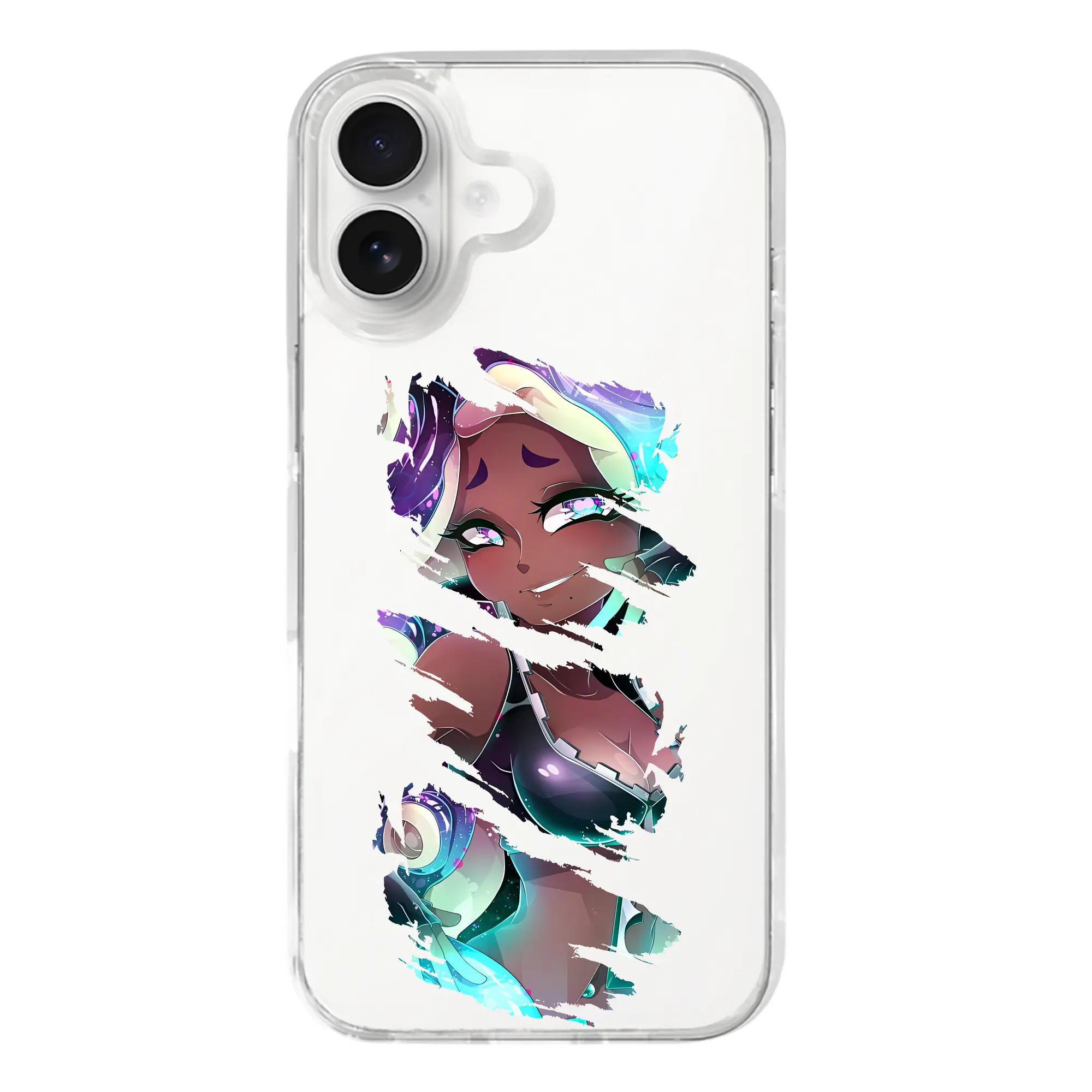 スプラトゥーン グッズ,イイダ - iPhone 17シリーズ 透明スマホケース – 薄型・耐衝撃・精密フィット保護カバー